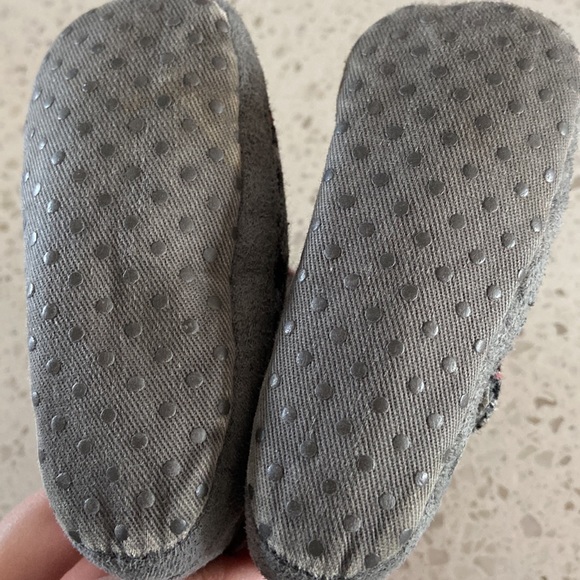 Joe Fresh Grey, Black & Red Plaid Soft Sole Boots - Picture 4 of 5